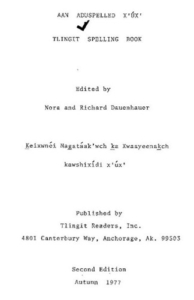 Tlingit Spelling Book Published